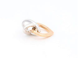 Chaumet Heart Link Pendant Yellow Gold Diamond