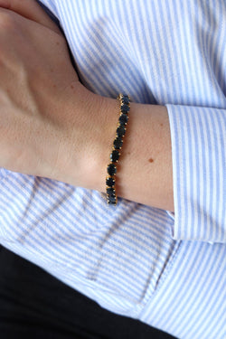 Bracelet Or jaune Saphir