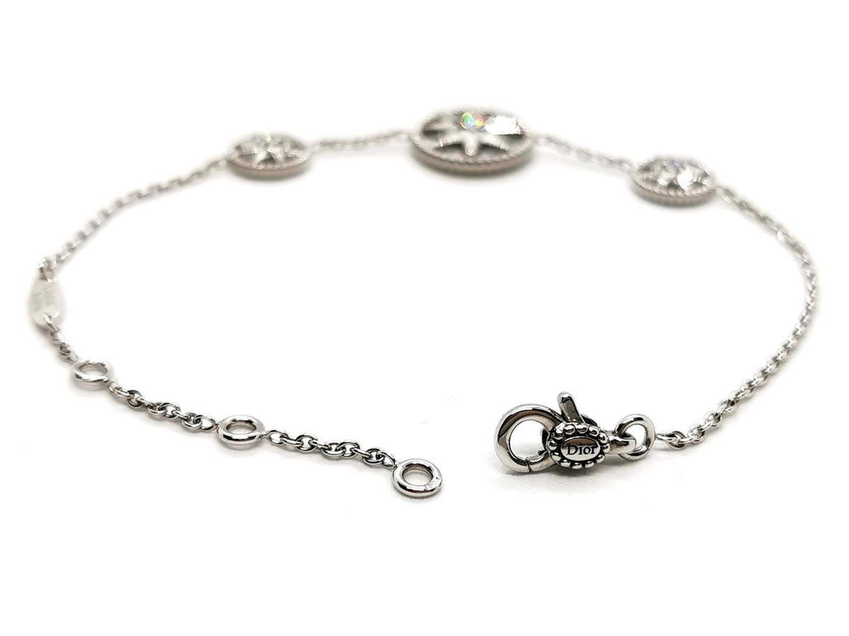 DIOR “Rose des vents” bracelet, white gold, mother-of-pearl and diamond