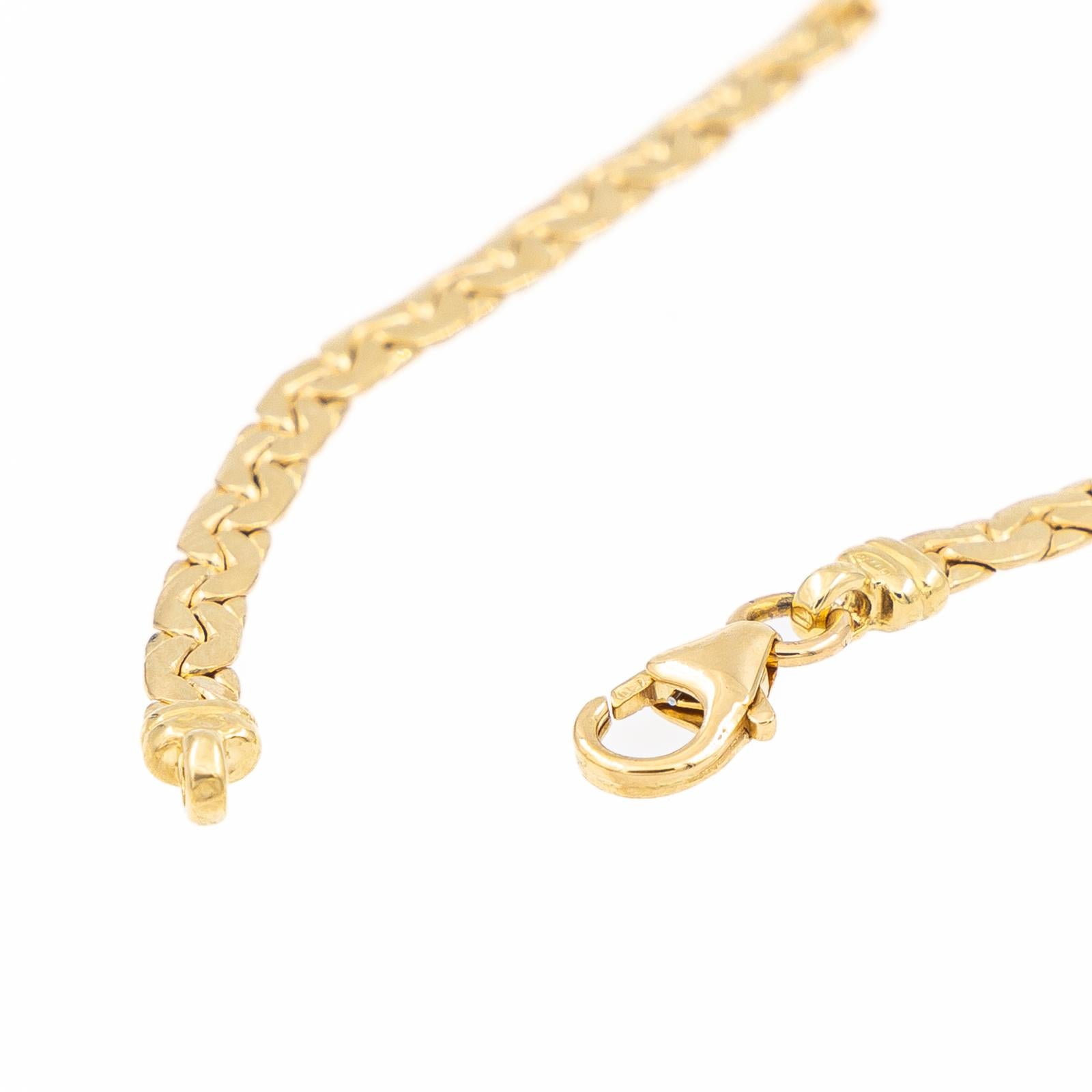 Maille necklace in yellow gold
