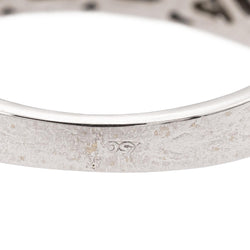 Bague Bandeau en or blanc et diamants