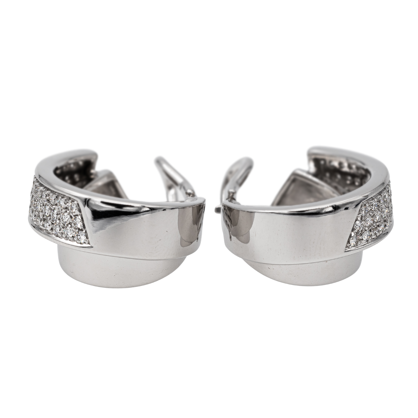Giorgio Visconti Earrings White gold Diamond