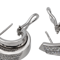 Giorgio Visconti Earrings White gold Diamond