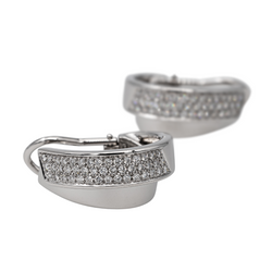 Giorgio Visconti Earrings White gold Diamond