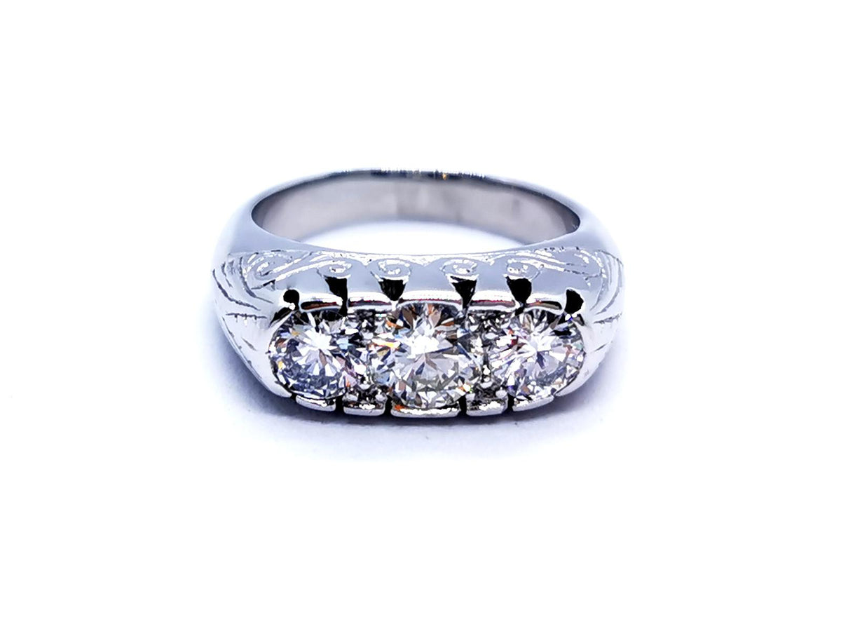 White Gold Diamond Ring