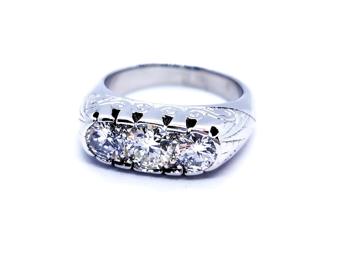 White Gold Diamond Ring