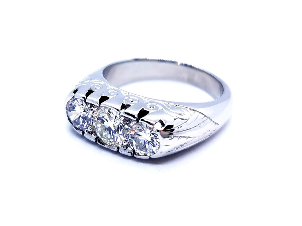 White Gold Diamond Ring