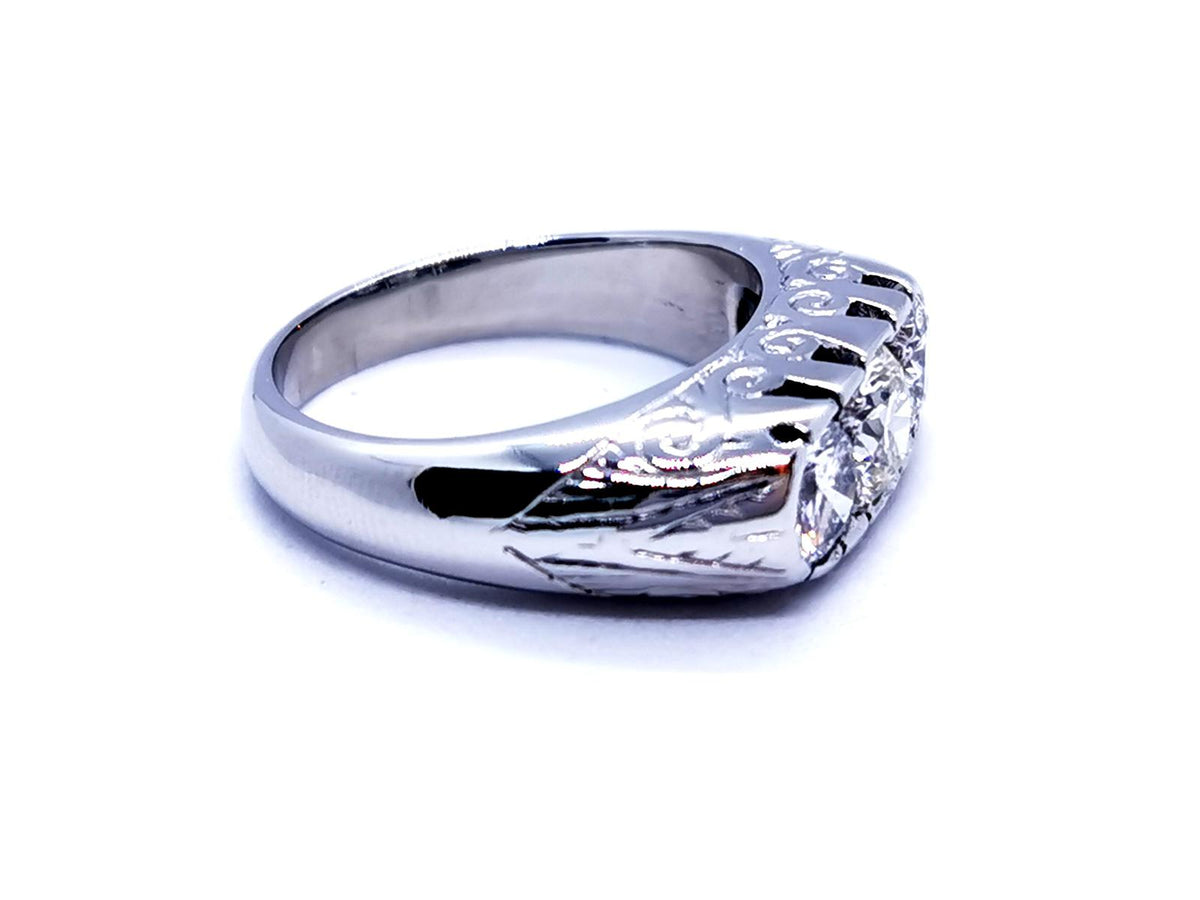 White Gold Diamond Ring