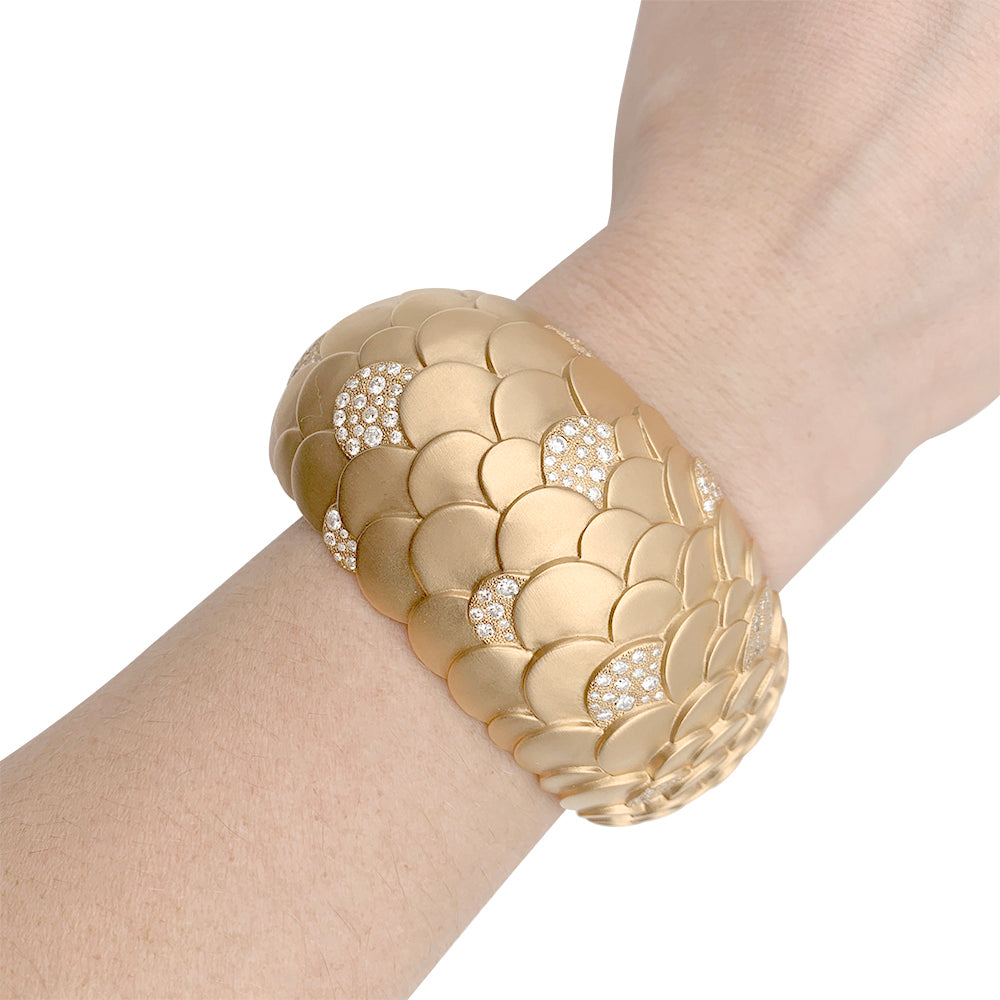 Pomellato bracelet, “Mermaid”, pink gold, diamonds
