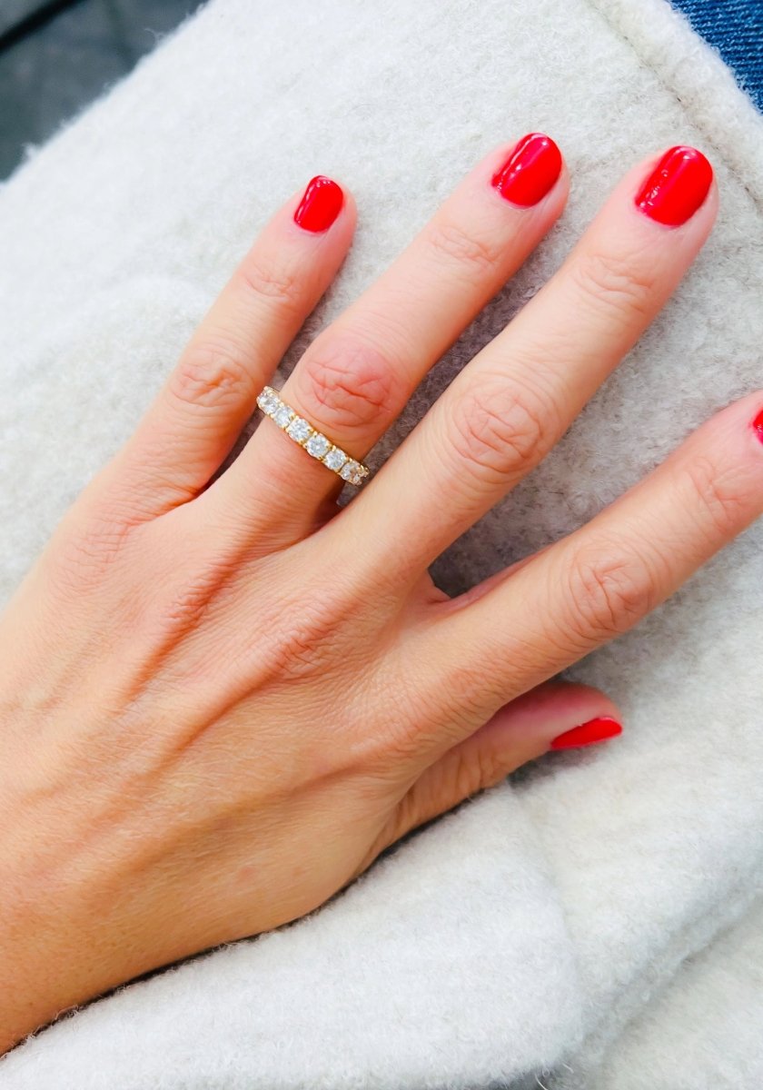 Alliance américaine en diamant et or - Castafiore