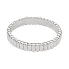 Alliance Boucheron "Grosgrain" en or blanc - Castafiore