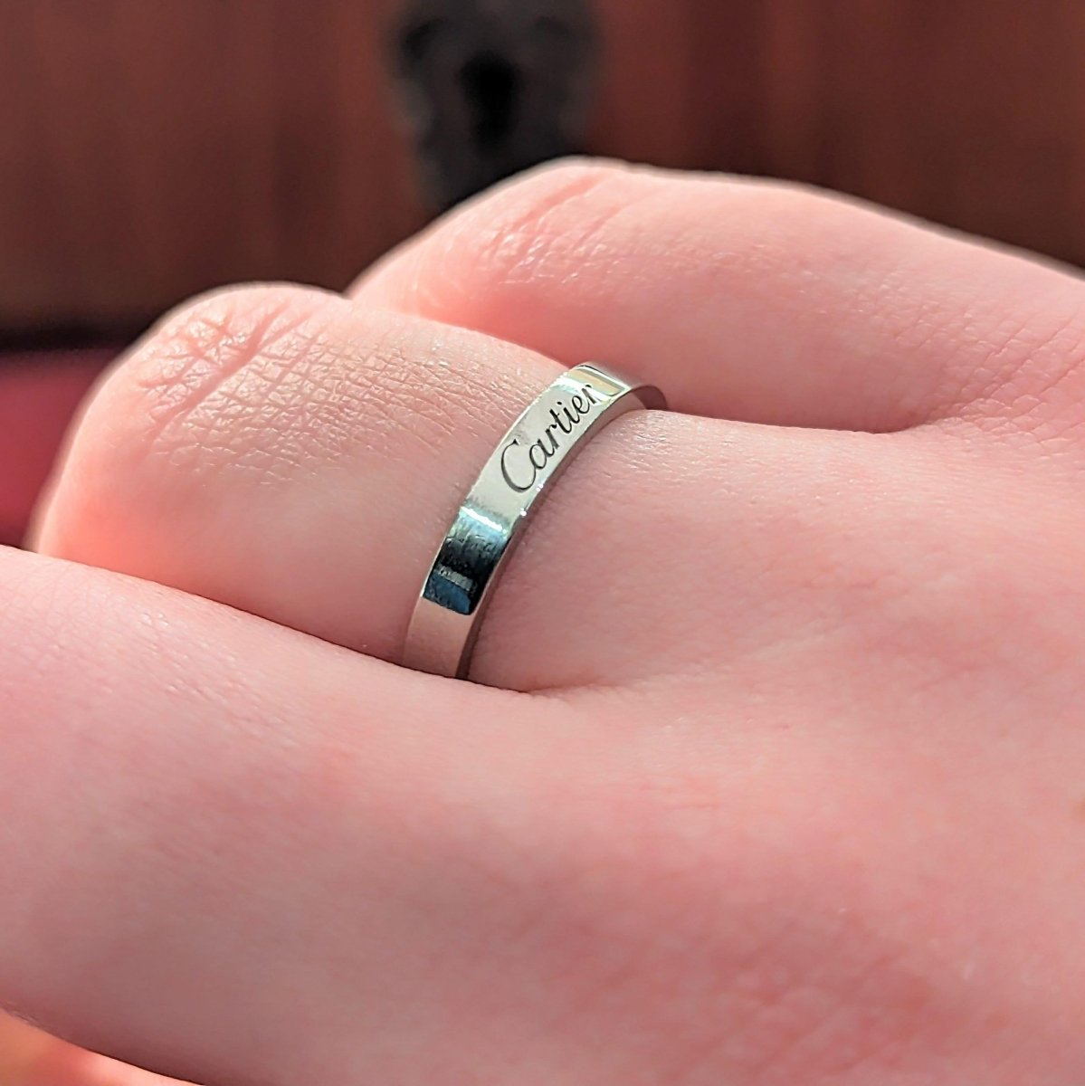 Alliance C de Cartier en platine - Castafiore