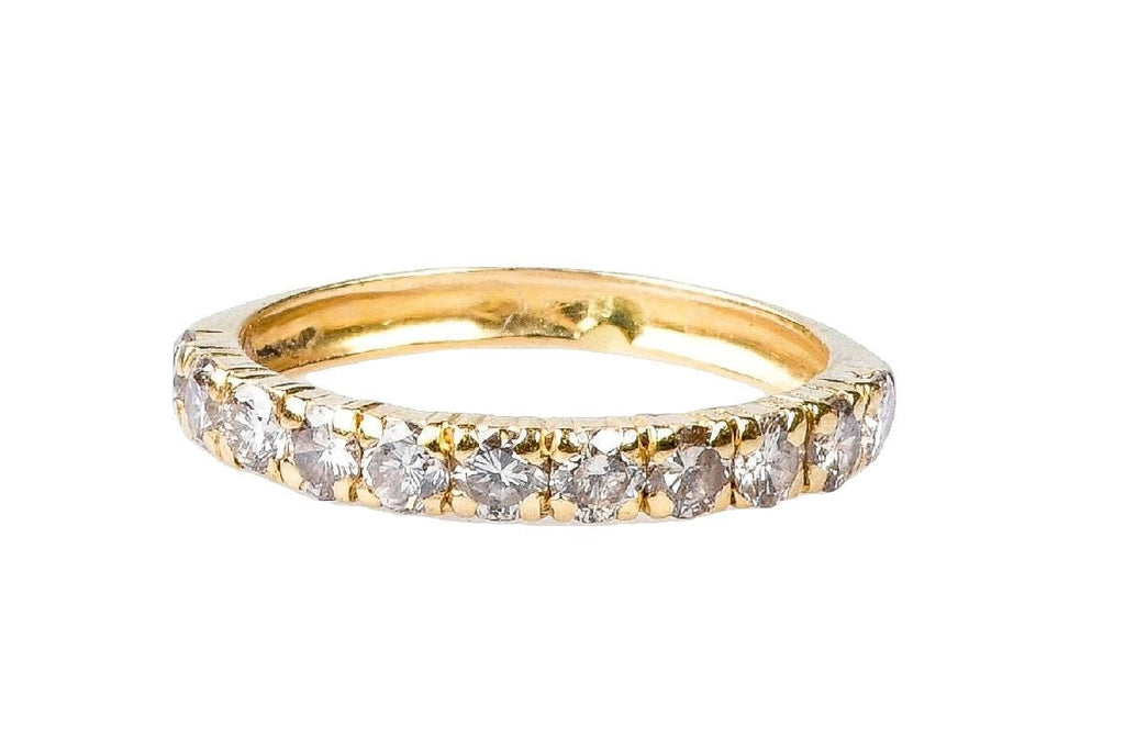 Alliance diamant en or jaune 18 carats - Castafiore