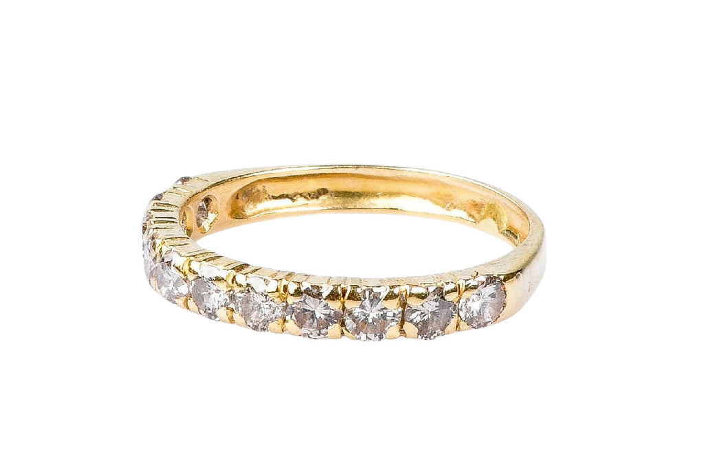Alliance diamant en or jaune 18 carats - Castafiore