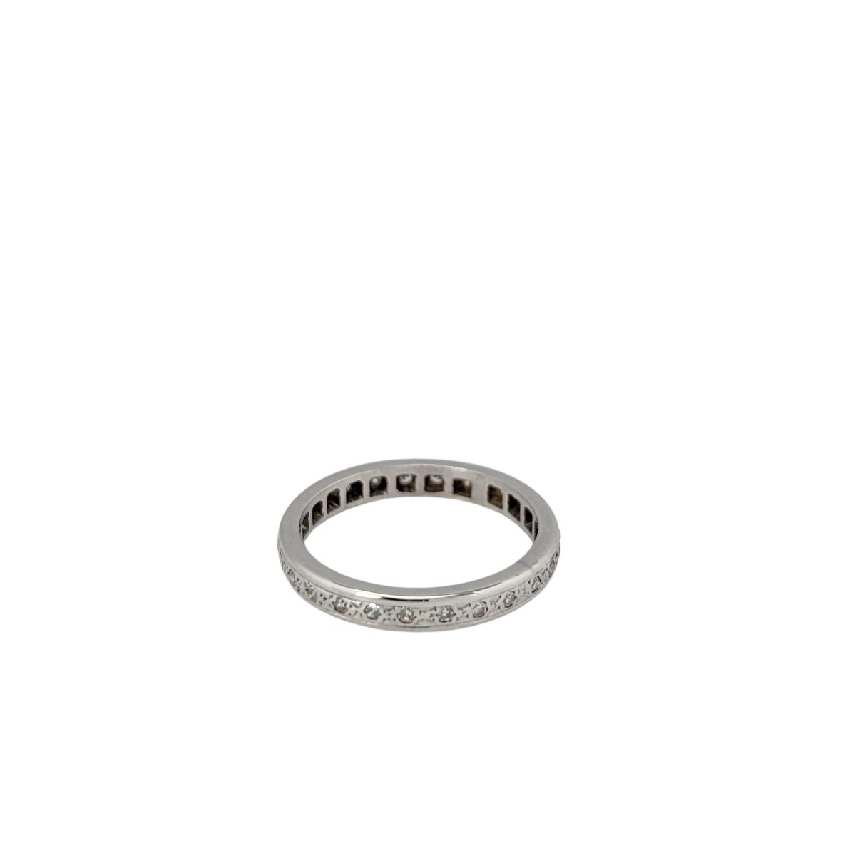 Alliance en or blanc et diamants - Castafiore