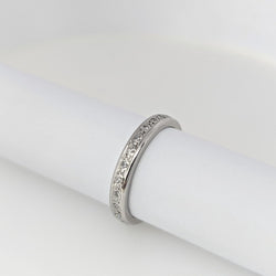 Alliance en or blanc et diamants - Castafiore