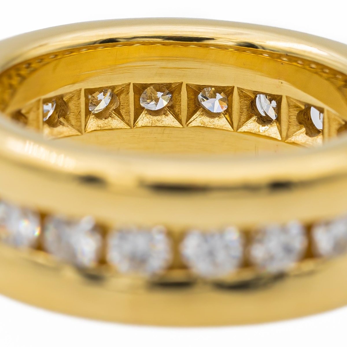 Alliance en or jaune et diamant - Castafiore