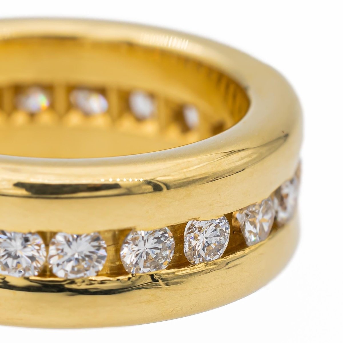 Alliance en or jaune et diamant - Castafiore