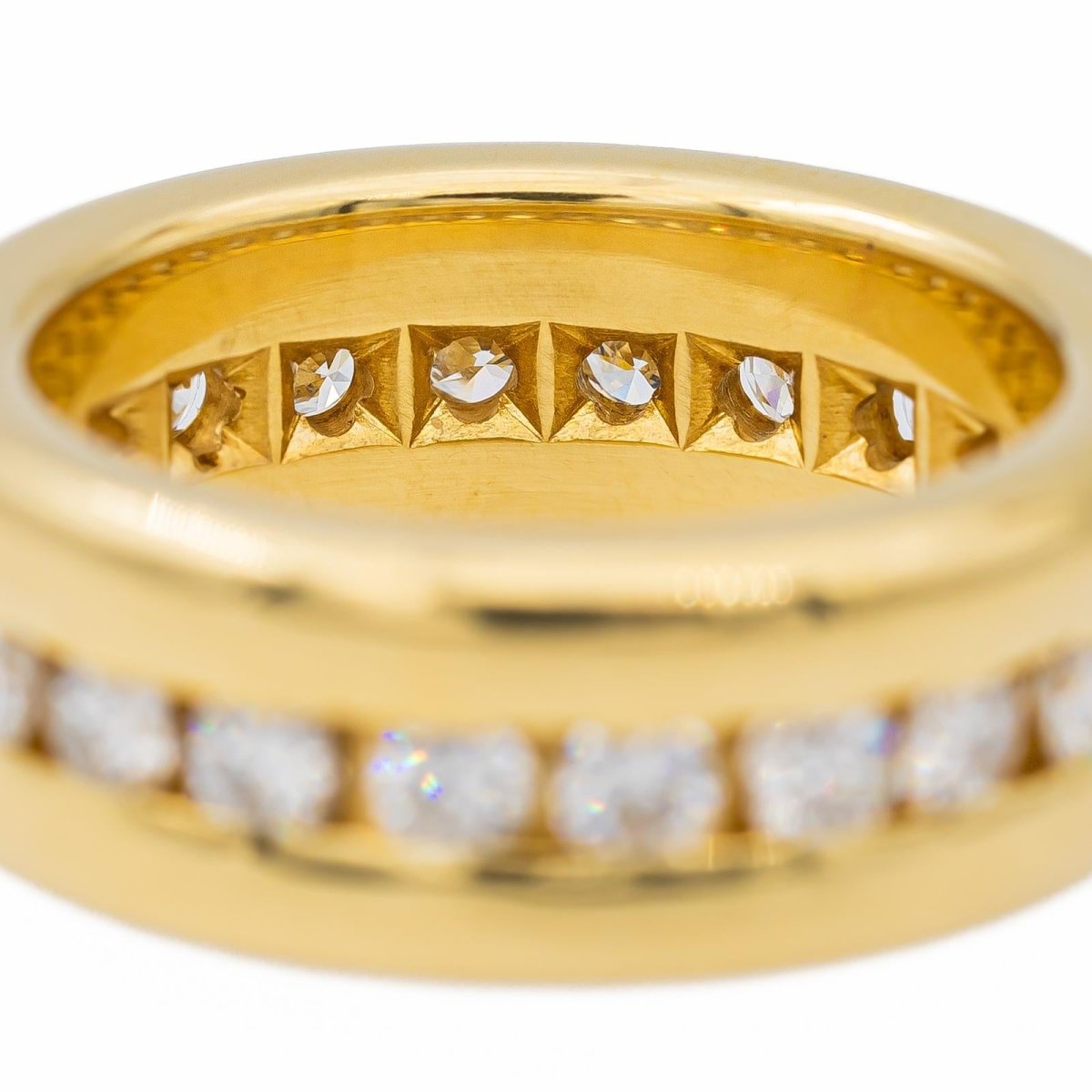 Alliance en or jaune et diamant - Castafiore