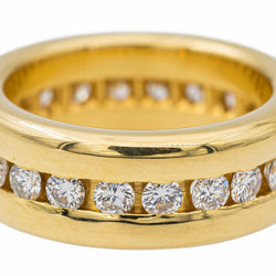 Alliance en or jaune et diamant - Castafiore