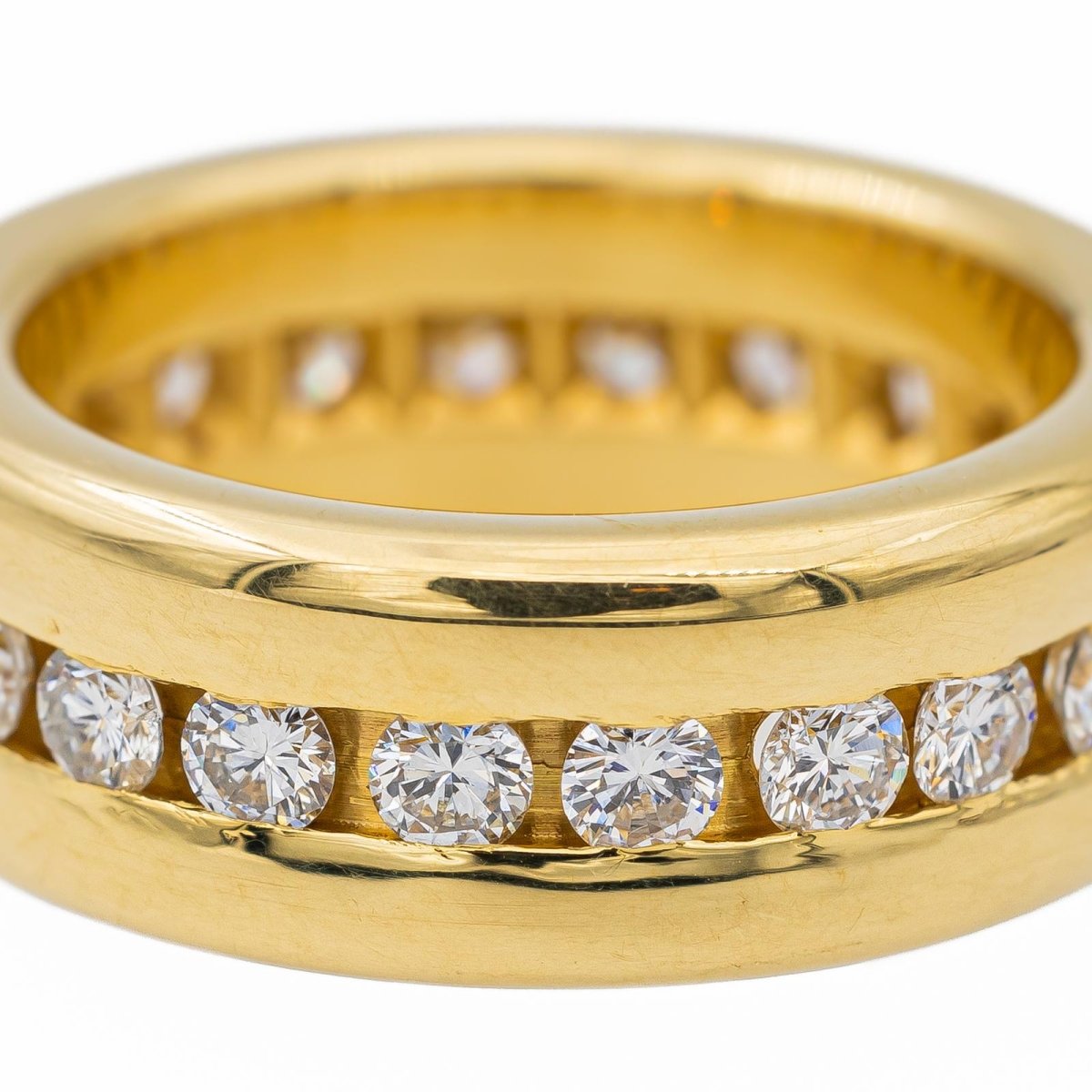 Alliance en or jaune et diamant - Castafiore