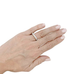 Alliance or blanc, diamants - Castafiore