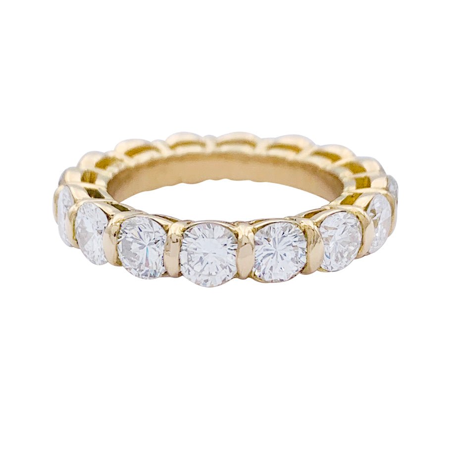 Alliance or jaune, diamants - Castafiore