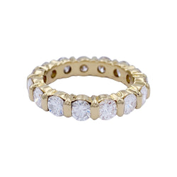 Alliance or jaune, diamants - Castafiore