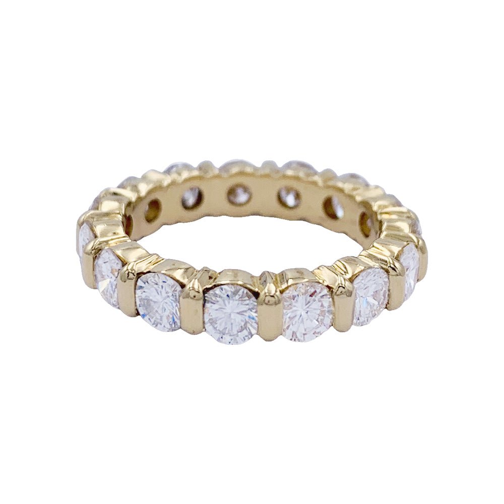 Alliance or jaune, diamants - Castafiore