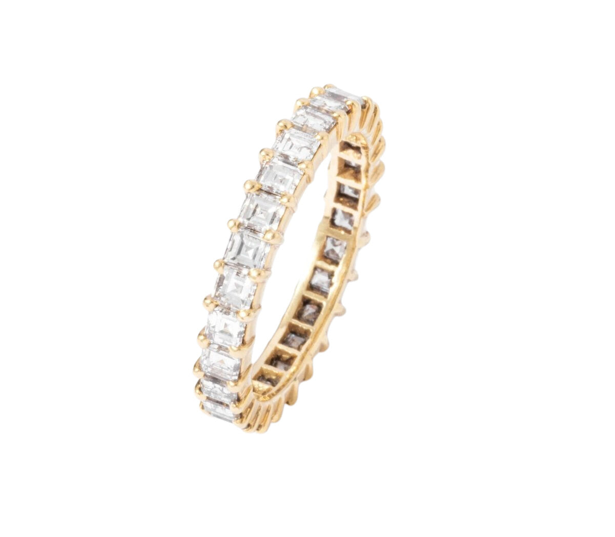 Alliance or jaune en diamant princesse - Castafiore