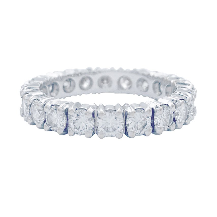 Alliance tour complet or blanc, diamants - Castafiore