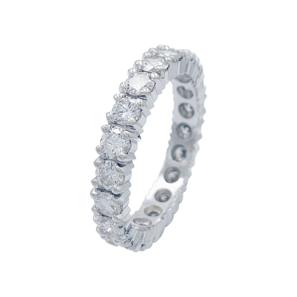 Alliance tour complet or blanc, diamants - Castafiore