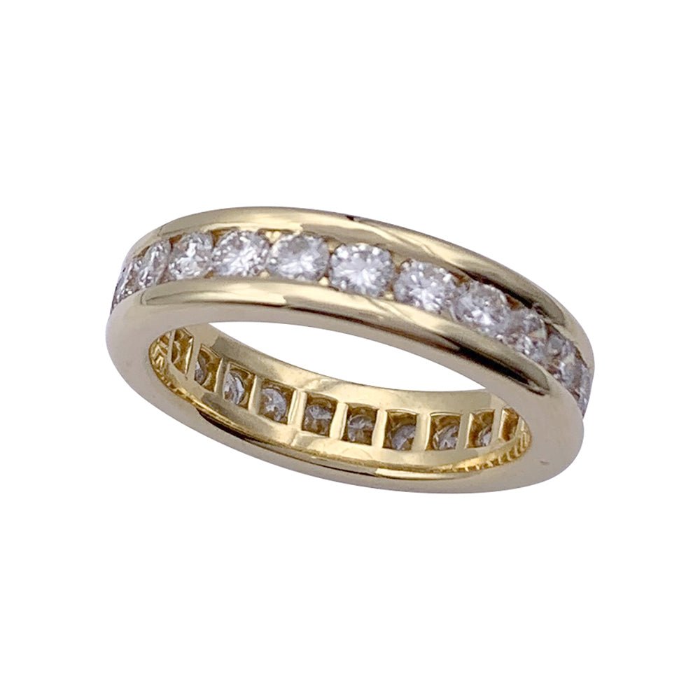 Alliance tour complet or jaune, diamants - Castafiore