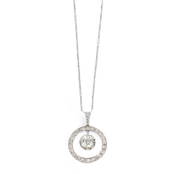 AVANT-PREMIÈRE - Collier Pendentif en or blanc, platine et diamants - Castafiore