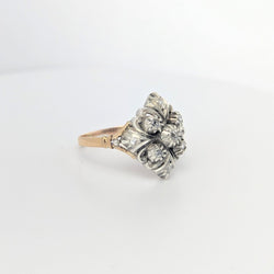 Bague 2 ors et diamants - Castafiore
