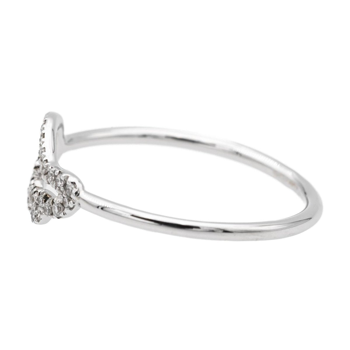 Bague Aile d'ange en or blanc et diamants - Castafiore