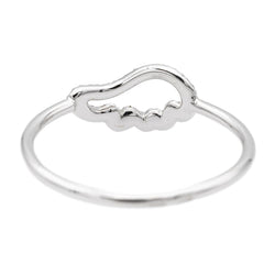 Bague Aile d'ange en or blanc et diamants - Castafiore