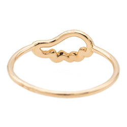 Bague Aile d'ange en or rose et diamants - Castafiore