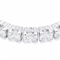 Bague Alliance américaine en or blanc et diamants - Castafiore