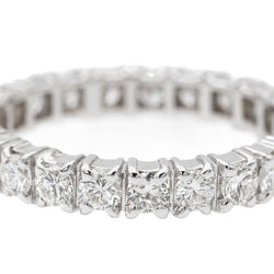 Bague Alliance américaine Or blanc Diamant - Castafiore