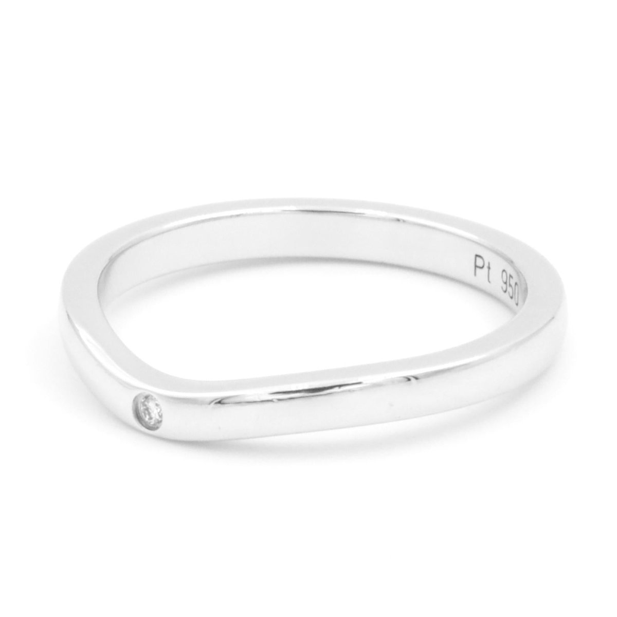 Bague Alliance CARTIER "Ballerine" en platine et diamant - Castafiore