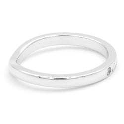 Bague Alliance CARTIER "Ballerine" en platine et diamant - Castafiore