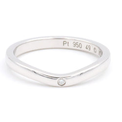 Bague Alliance CARTIER "Ballerine" en platine et diamant - Castafiore