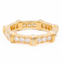 Bague Alliance CARTIER "Eternité" en or jaune et diamant - Castafiore