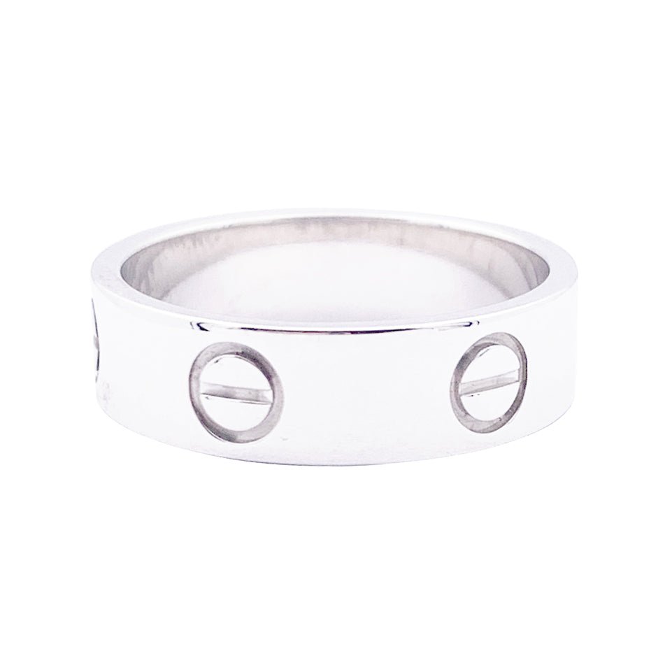 Bague Alliance CARTIER "Love" en or blanc - Castafiore