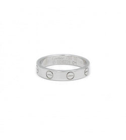 Bague Alliance CARTIER "Love" en or blanc - Castafiore