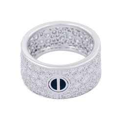 Bague Alliance CARTIER "Love" en or blanc et diamants - Castafiore