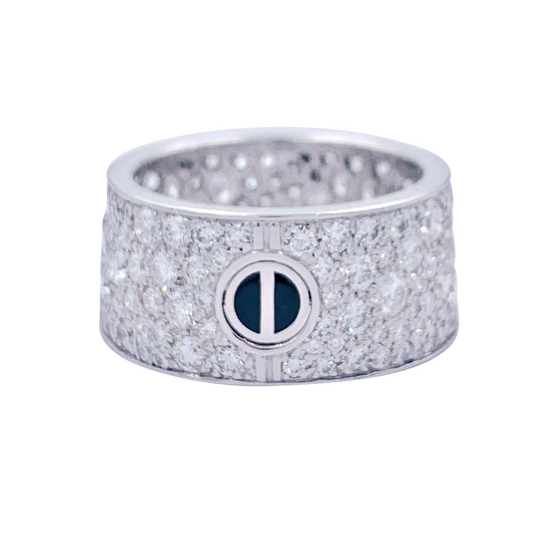 Bague Alliance CARTIER "Love" en or blanc et diamants - Castafiore