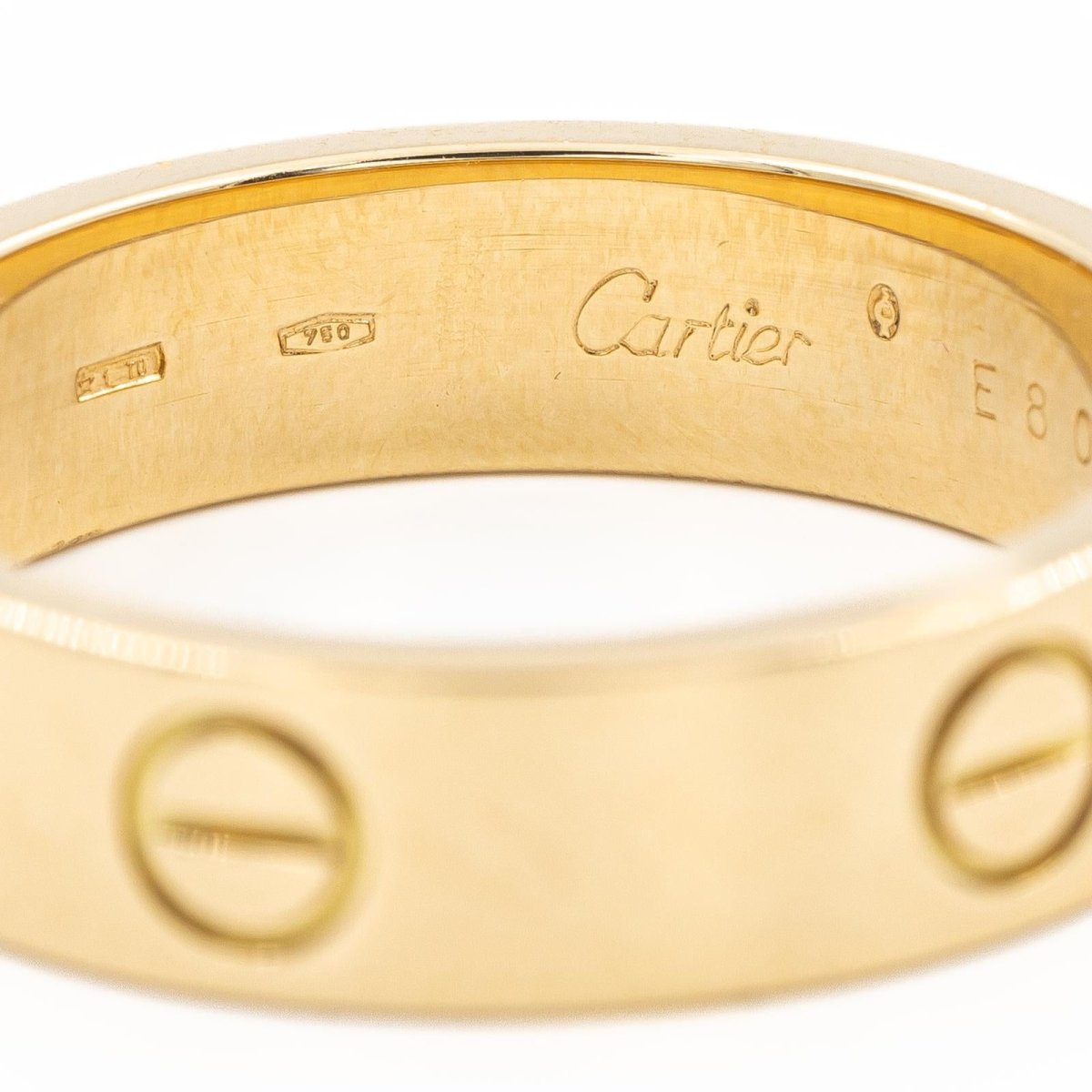 CARTIER “Love” wedding ring in yellow gold – ［安心鑑定］Cartier 