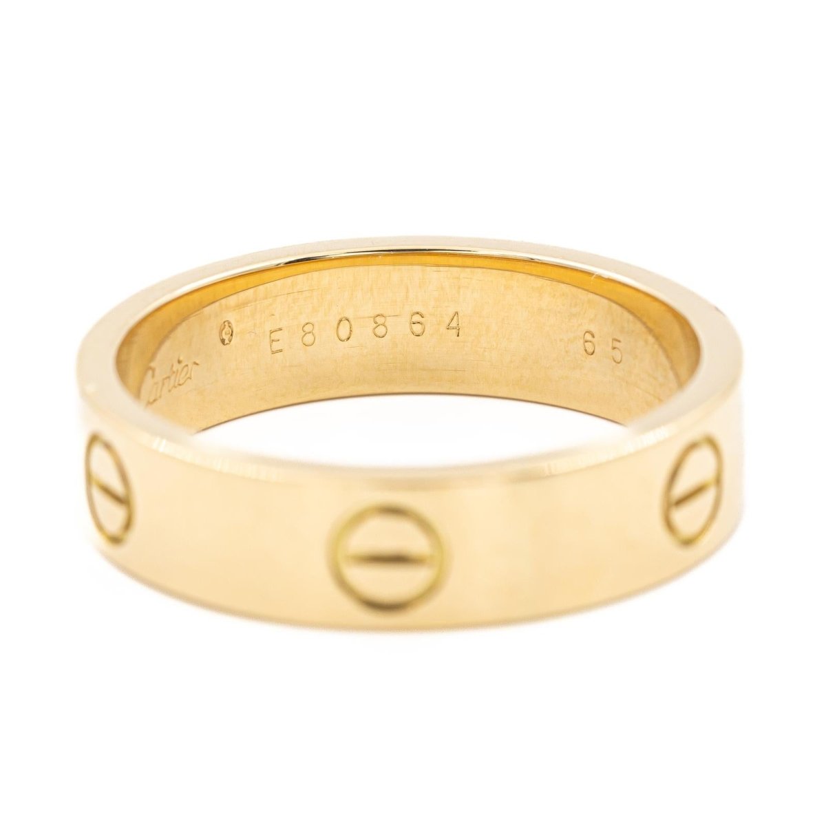 Bague Alliance CARTIER "Love" en or jaune - Castafiore